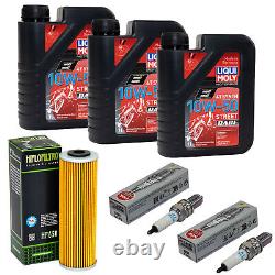 Kit Huile 3L Inspection pour KTM Super Duke 990 LC8 R 2007-2012 Filtre à Bougie