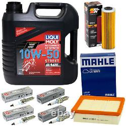Kit Huile 4L Entretien pour KTM Super Duke 1290 2015-24 Filtre à Huile Bougie