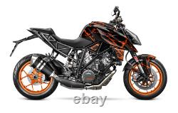 Kit d'autocollants décalcomanies graphiques KTM SUPERDUKE 2007-2024, noir, or