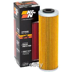 Kit pour KTM Super Duke 990 LC8 07-12 Entretien Huile 3L Filtre à Air Bougie