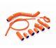 Ktm 990 Super Duke / Supermoto -kit Durites De Radiateur Samco -orange- 44051071