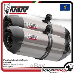 MIVV SUONO 2 Pot D'Echappement approuve titane pour KTM 990 SUPERDUKE 2009 09