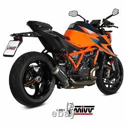 Mivv Ktm Superduke 1290 2022 Pot D' Echappement Moto Exhaust Mk3 Carbone Racing