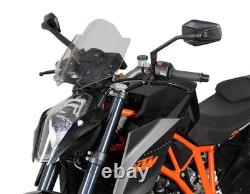 Pare-brise de moto MRA pour KTM 1290 SUPER DUKE R 2013-2016, modèle NRM, noir