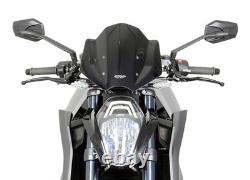 Pare-brise de moto MRA pour KTM 1290 SUPER DUKE R 2013-2016, modèle NRM, noir