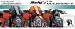 Pare-brise pour KTM 1290 Super Duke R 14-16 clair Puig NG Sport