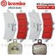 Plaquette de Frein BREMBO Sc Avant + Arri&egrave;re KTM Super Duke R ABS 1290 2015