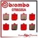 Plaquettes De Frein BREMBO SA Pour KTM SUPER DUKE 990 2008 08 2009 09 (07BB33SA)
