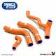Samco kit durites de radiateur couleur orange pour KTM 1290 Super Duke 2013