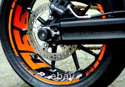 Sticker Jante Supermoto Jantes KTM SMR 990 SD Duke 950 RC8 Super Duke