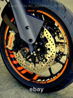 Sticker Jante Supermoto Jantes KTM SMR 990 Sm RC8 SD 950 Super Duke