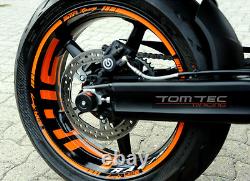 Sticker Jante Supermoto Jantes KTM Super Duke 950 990 SMR Sm RC8 Sdr