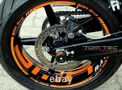 Sticker Jante Supermoto Jantes KTM Super Duke 950 990 SMR Sm RC8 Sdr