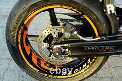 Sticker Jante Supermoto Jantes pour KTM Super Duke 950 990 Sm SMR RC8