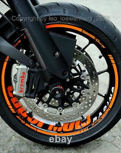 Sticker Jante Supermoto KTM SMR 990 SD 950 RC8 1190 Sm Super Duke