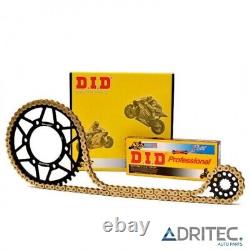 Vérifier pas Kit chaîne transmission DID pour KTM Super Duke 990 LC8 2005-20