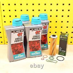 Vidange Kit Huile Motorex 10w50 pour KTM 950 990 Super Duke Adventure R Smt