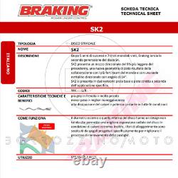 WK144L/R Disques De Frein Avant Braking SK2 KTM Super Duke R ABS 1290 2014-2020
